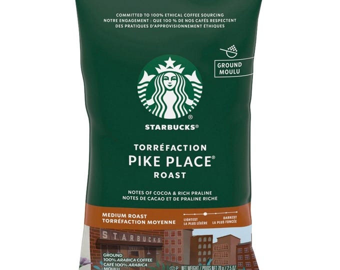 Starbucks Pike Place Roast Whole Bean Coffee