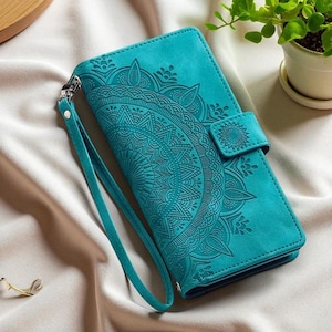 Samsung Galaxy Wallet Case – Leather Flip Cover with Card Holder