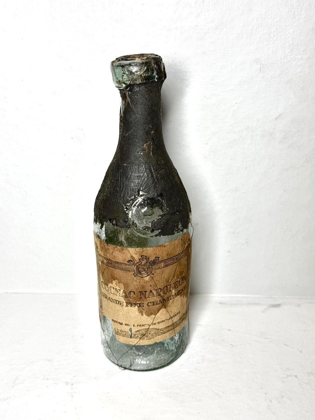FRENCH Napoleon Cognac 1802 Bottle With Original Seal (EMPTY) Blob