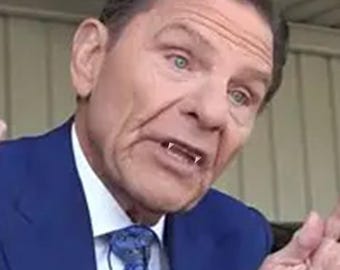 ¡El televangelista estadounidense KENNETH COPELAND es un vampiro! *¡Batman de las Sagradas Escrituras!