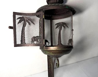 Aplique de pared vintage para velas