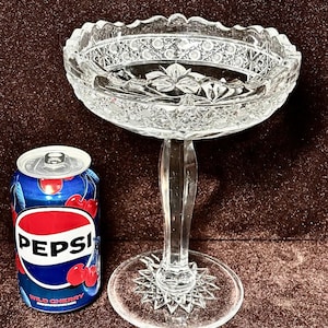 Compota de cristal antigua en perfecto estado, c.1900
