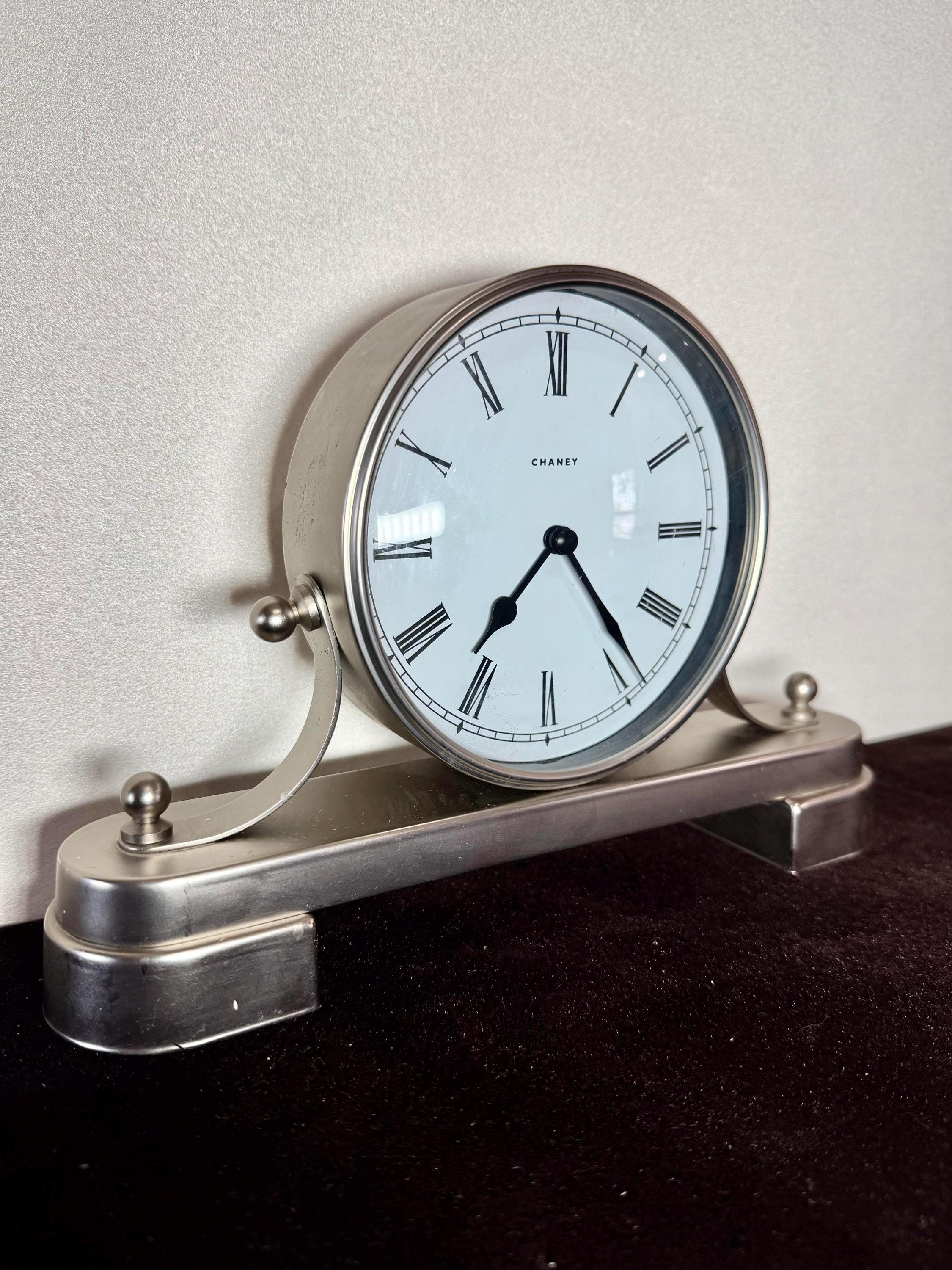 A Sleek Desktop Quartz Clock Battery Operated - Etsy