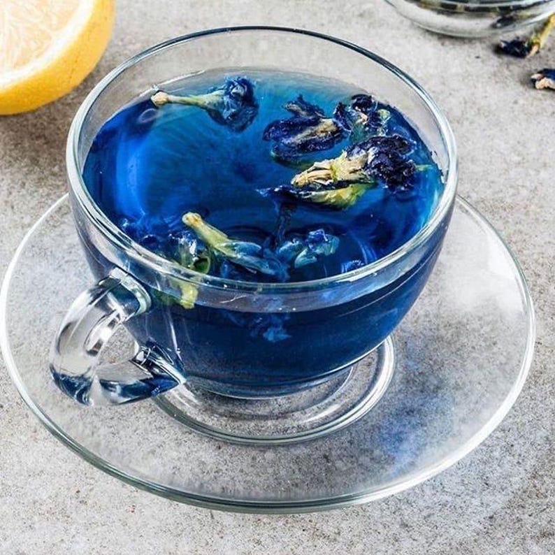 Blue Butterfly Pea Flower Tea: Natural Herbal Tea for DIY Crafts ...