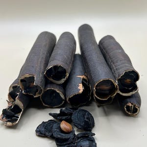 Amaltas Pulp_ Sun-Dried Raw Herb_Cassia Fistula bio_Natural Herbal Supplement_Wild Amaltas Pulp Cassia Fistula Sun Dried-