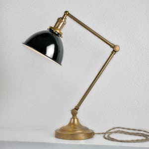 Vintage Industrial Desk Lamp - Victorian Table Lamp Task Light - Steampunk - Art Deco