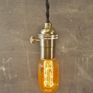 Vintage Industrial Style Cage Light Machine Age Minimalist Pendant Lamp Industrial Lighting image 5