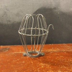 Vintage antiguo estilo industrial bombilla jaula - lámpara de suspensión, tipo de flor