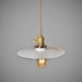 Vintage Industrial Hanging Light - Machine Age Minimalist Bare Bulb ...