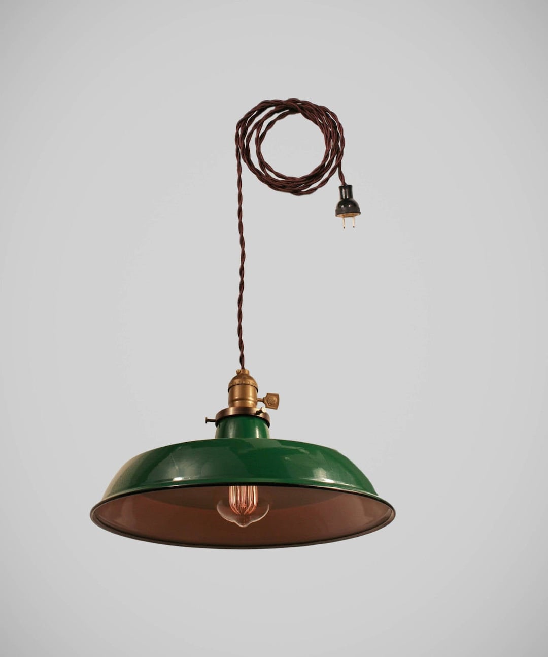 Vintage Pendant Light - Industrial Lighting - Pendant Lamp W