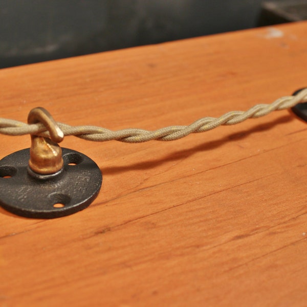 Industrial Wireway Hook - for hanging pendants, or securing cord to ceiling or wall