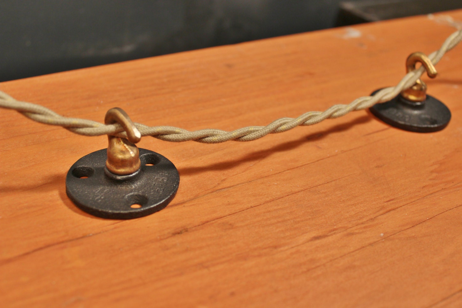 Industrial Wireway Hook - for hanging pendants, or securing cord to ceiling or wall