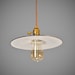 Vintage Industrial Hanging Light - Machine Age Minimalist Bare Bulb ...
