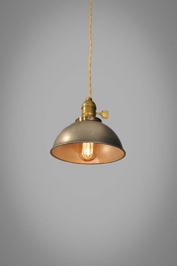 Industrial Lighting Steel Dome Pendant Lamp Vintage Industrial Lighting Steel Dome Pendant, Pharmacy Lamp Shade