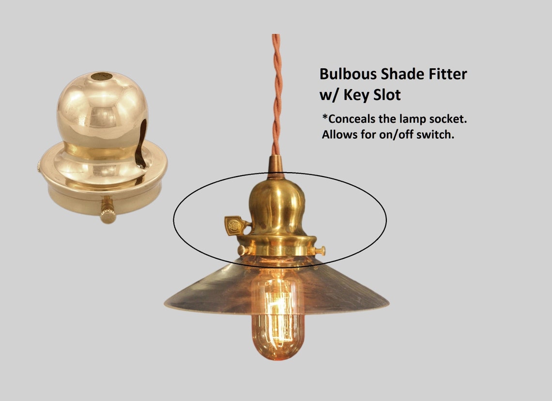Shade Fitter Upgrade Pendant Lamp Accessory Etsy