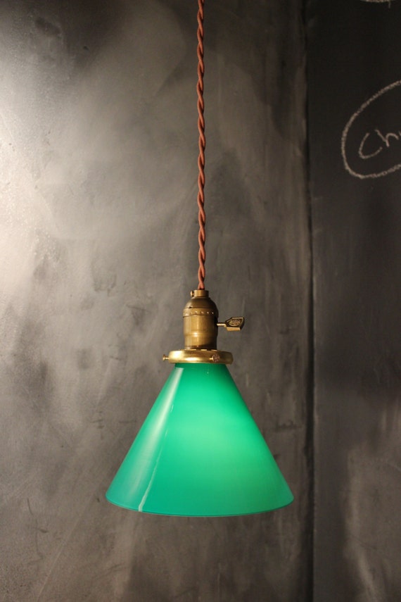 Glass cone light shade deals