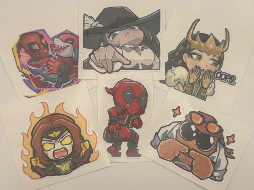 Marvel Rivals Amazing Sticker Marvel Rivals Emoji Sticker Pack 2 - Etsy