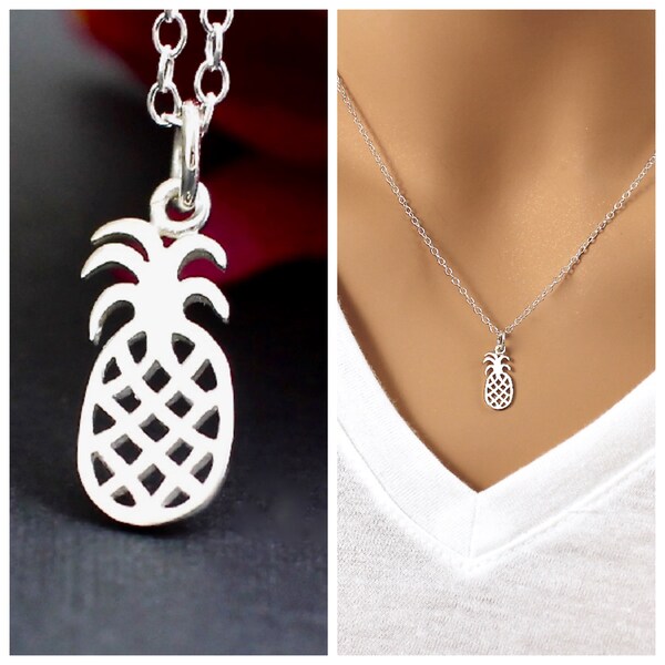 Pineapple Necklace Etsy