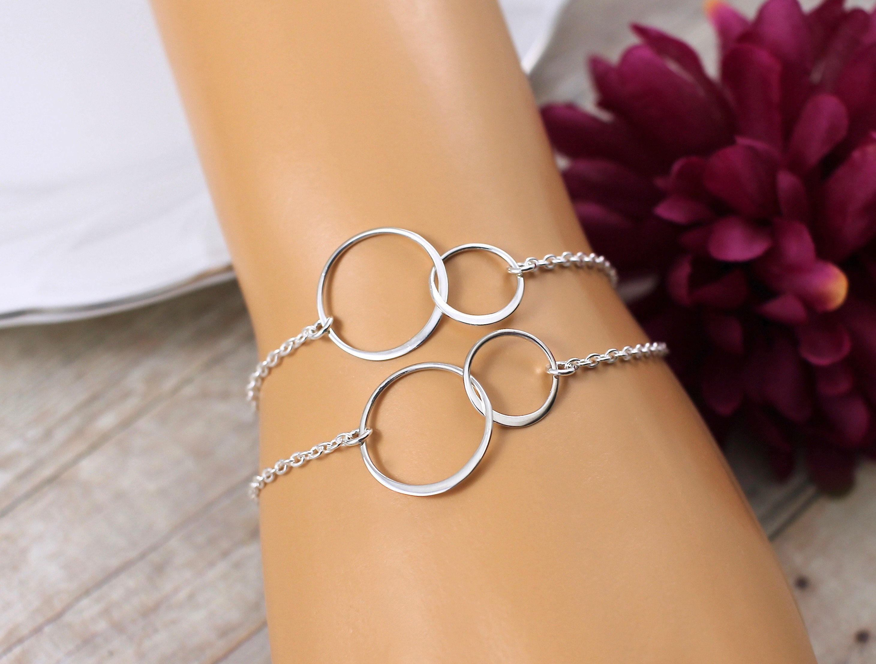 Two circle shop bracelet