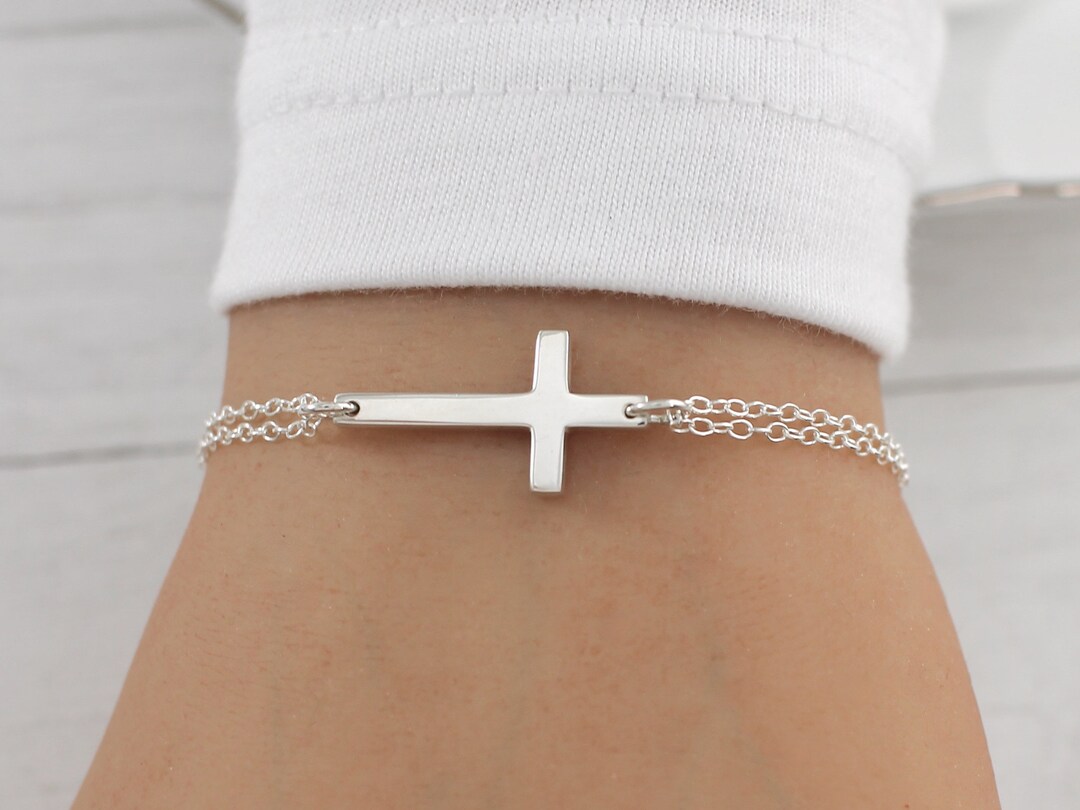 アクセサリー Mexican Modern Cross Silver925 Bracelet il_1080xN.5507610627_s0cy.jpg