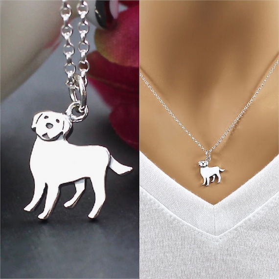 Black lab necklace hotsell