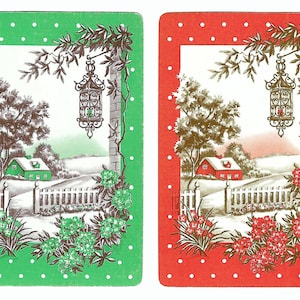 Cartes à jouer vintage éphémères en papier pour cartes à jouer