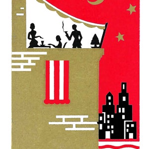 METROPOLITAN NIGHTLIFE (1) Einzeltausch Vintage Spielkarten Papier Ephemera