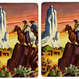 ATOP A MESA (2) Vintage Single Tausch Spielkarten Papier Ephemera