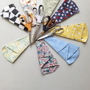 Handcrafted Three Pocket Scissors Holder