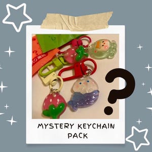 Mystery Surprise Mini Kawaii Cutecore Keychain Pack