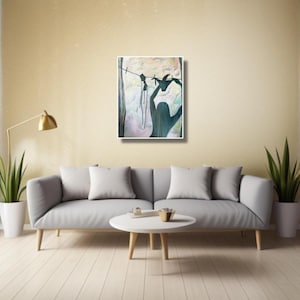 Original Abstract Shadow Art — a unique, modern accent for your home