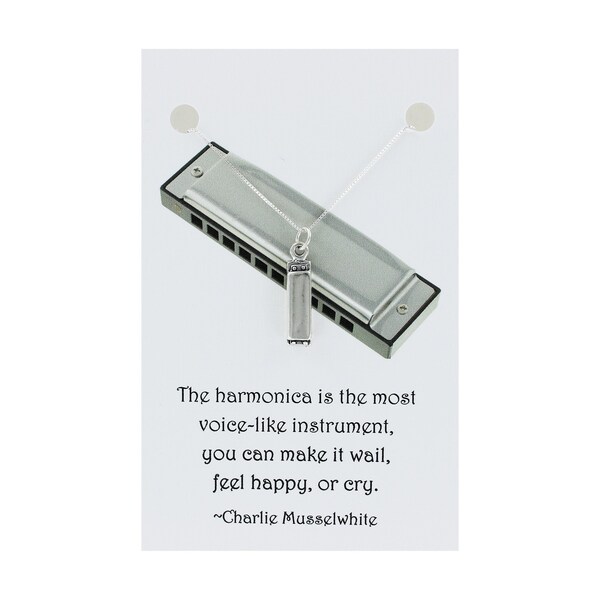 Harmonica Necklace Etsy