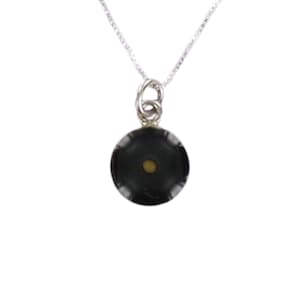 Real MUSTARD SEED Necklace - 925 Sterling Silver - Round Black on Gift Card with Scripture FAITH Quote Bible Verse Mountain