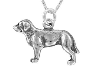 LABRADOR RETRIEVER Necklace: Sterling Silver Dog Lover Gift