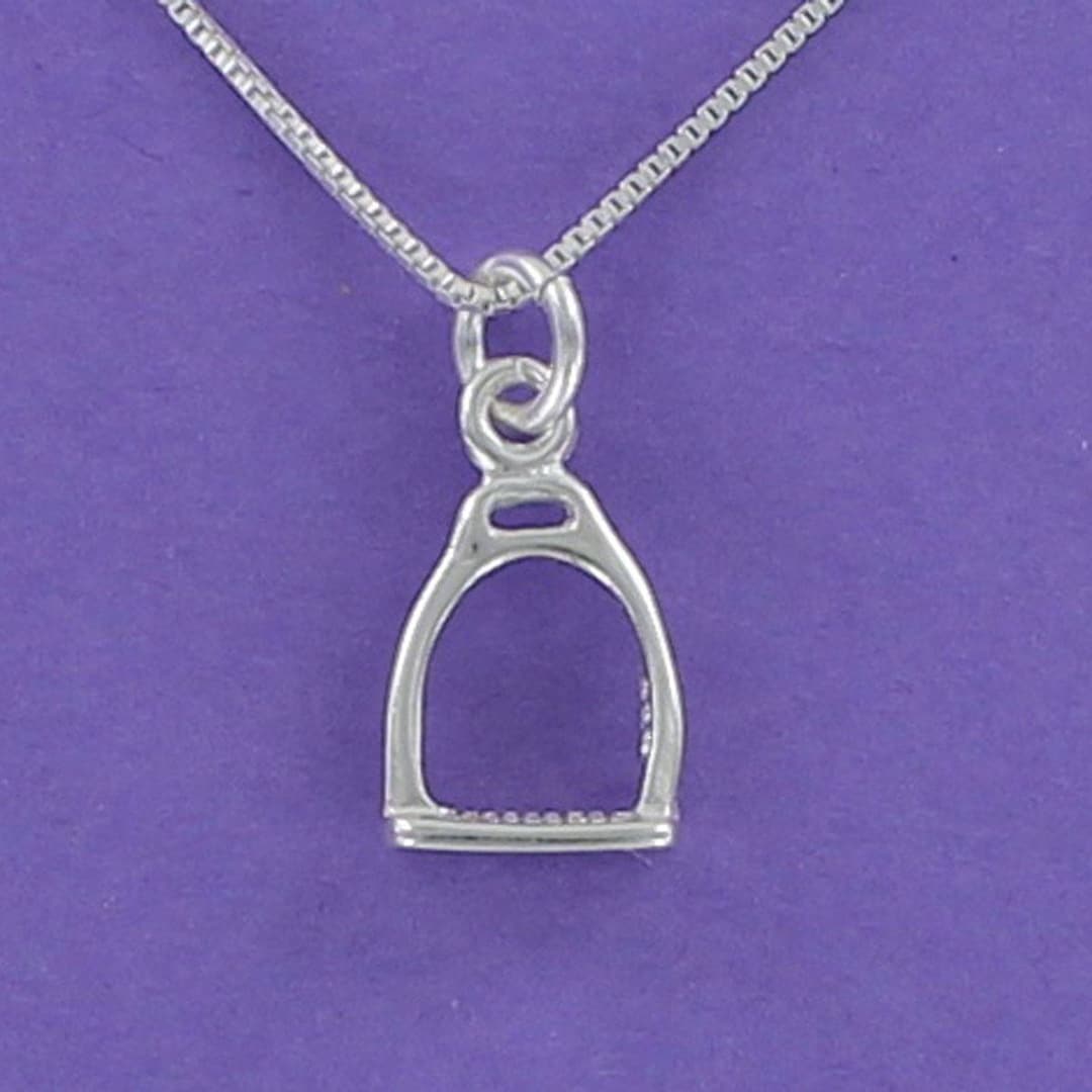 Collier petit pendentif Inflated Anagram en argent sterling Doré