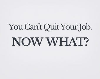You Can’t Quit Your Job, Now What? | Burnout Guide for Working Professionals | Practical Decision Guide