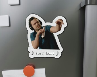 Nick Miller Magnet - New Girl - Surfbort - Surfboard - Beyonce - New Girl Magnet - Die-Cut Magnets