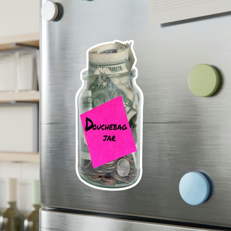 Douchebag Jar Sticker New Girl Sticker Schmidt Jess Nick Miller Winston