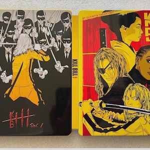 Kill Bill Vol 1 Custom made Steelbook Case only for Movie (No disc) New