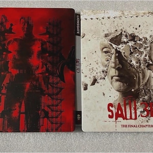 Saw 3D custom made Steelbook case for Movie (No Disc) New