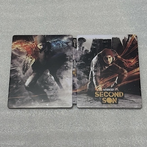 InFamous Second Son Custom made G2 Steelbook Case For PS3/PS4/PS5/Xbox (No Game) New