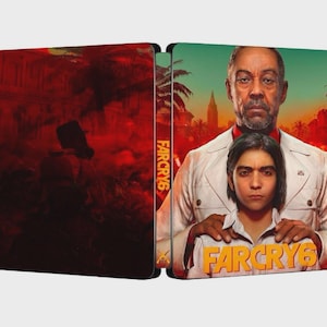 Far Cry 6 Custom made G2 Steelbook Case For PS4/PS5/Xbox (No Game) New