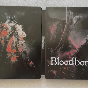 Bloodborne Custom made G2 Steelbook Case Only V2 for PS5/PS4/Xbox (No Game) New