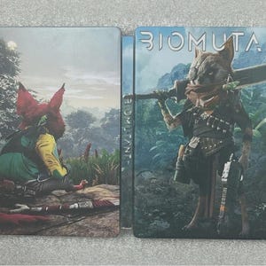 Biomutant Custom made G2 Steelbook Case For PS4/PS5/Xbox (No Game) New