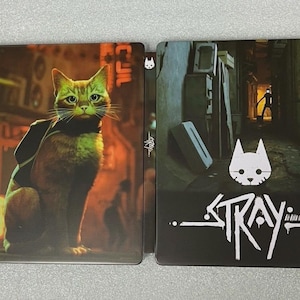 Stray Custom made G2 Steelbook Case For PS4/PS5 (No Game) New