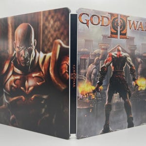 God of war II Custom made G2 Steelbook Case For PS3/PS4/PS5/Xbox (No Game) New