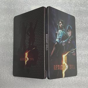 Resident Evil 5 Custom made Steelbook/MetalPak Case PS3/PS4/PS5/Xbox (No Game) New