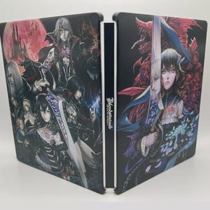 Bloodstained Custom made G2 Steelbook Case For PS4/PS5/Xbox (No Game) New