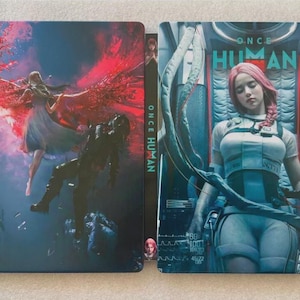 Once Human Custom made G2 Steelbook Case For PS4/PS5/Xbox (No Game) New