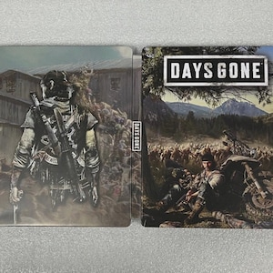 Days Gone Custom made G2 Steelbook Case For PS4/PS5/Xbox (No Game) New